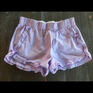 Crewcuts Everyday Light Purple Ruffled Edge Shorts